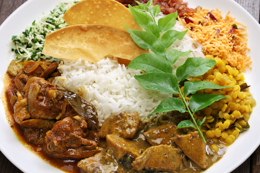 Curry een van de nationale gerechten van Sri Lanka